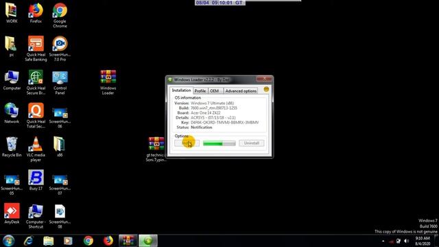 Windows 7 Build This Copy Of Windows Is Not Genuine