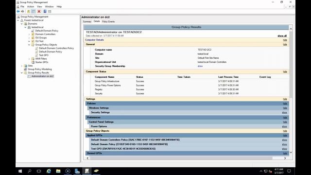 Active Directory On Windows 2016 - How To GPO / Group Policy Apply And Update