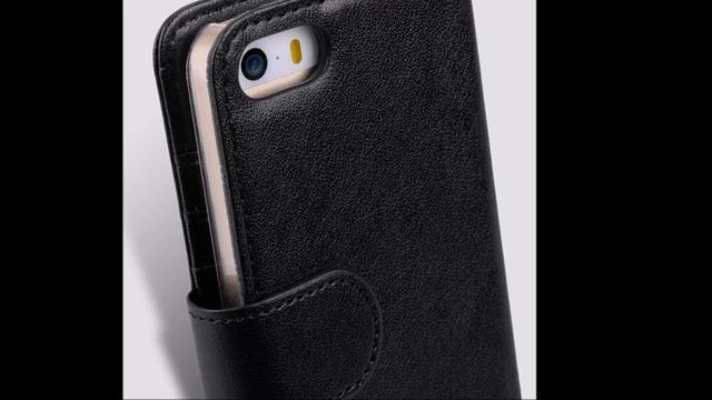 Melkco Mini PU Leather Case For Apple IPhone Se / 5s / 5 - Wallet Book Clear Type