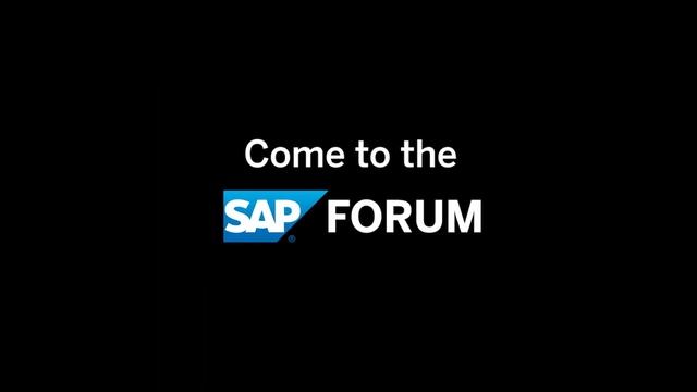 SAP Forum - Digital Tools Promo Video - Powered By Nytro Marketing