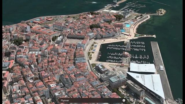 Flyover A Coruña, Spain With Apple Maps - A Must See Tour!