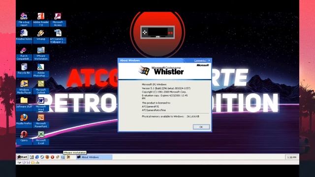 ATCRTE Virtual Machine Season 1 EP23 Windows Whister Build 2296