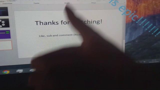 Windows 8.1 On PowerPoint!