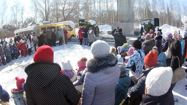 Нытва. Акция памяти погибших при пожаре в Кемерово. Часть 1