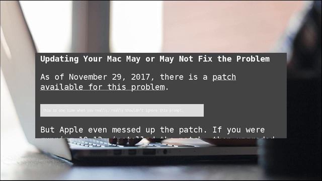 Huge MacOS Bug Allows Root Login Without A Password. Here’s The Fix