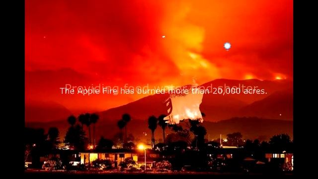 California Apple Fire