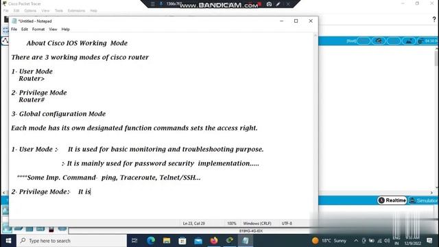 Cisco IOS CLI IMPORTANT MODE Theory In 2023#cybersecurity #hacking #ethicalhacking #india #lucknow