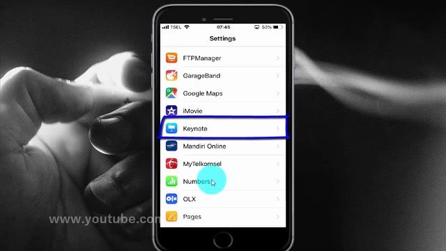 How To Enable Or Disable Keynote Background App Refresh On IPhone 6