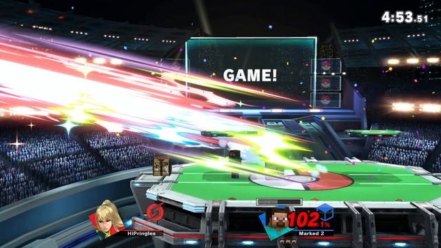Shrimp (Zero Suit Samus) Vs Marked (Steve) - WR1 - LA Nexus 4 Redemption