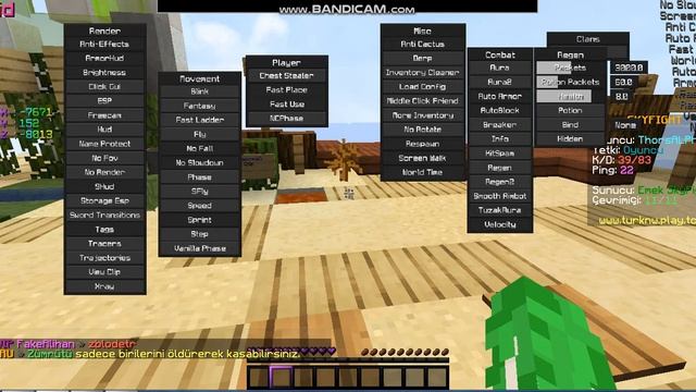 MİNECRAFT VOID CLİENT PAYLAŞIMI  kingnw EDİTHACK