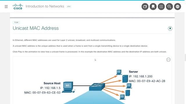 CCNA1v7 - ITN - Ch07 - Ethernet Switching