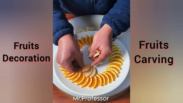 3 Super Fruits Decoration Apple, Banana, Orange Decoration | Fruit Cutting, Fruits Carving