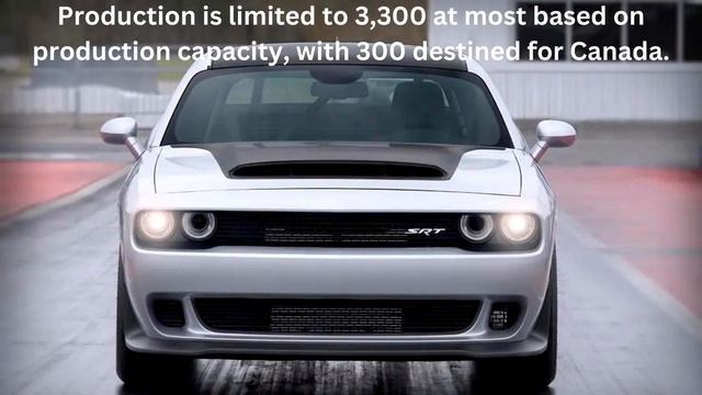 Just the Specs! 2023 Dodge Challenger SRT Demon 170