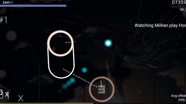 [osu!droid] Miihan| HoneyWorks - Akatsuki Zukuyo [Taeyang's Extra] +HDDT 96.83% 1h
