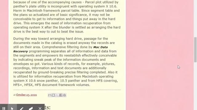 Mac Data Recovery
