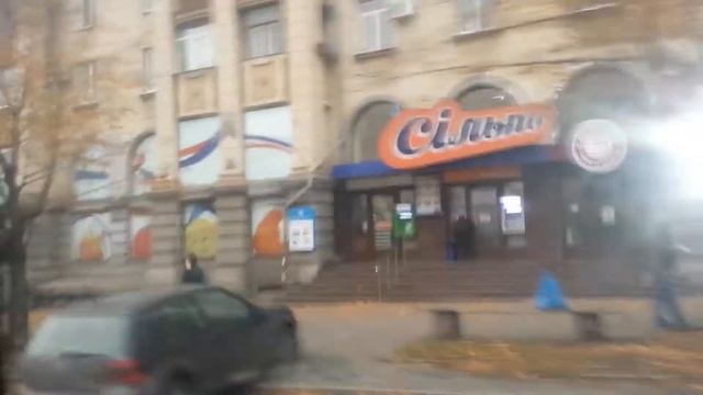 ПЕЧАЛЬНЫЙ ГОРОД ЗАПОРОЖЬЕ.ВИД ИЗ МАРШРУТКИ ЖАЛКОЕ ЗРЕЛИЩЕ.