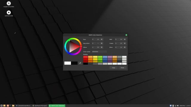 Running Live Linux Mint On A 7y Old Laptop But I Suck At Camera Angles (oh And A I Game For A Bit)