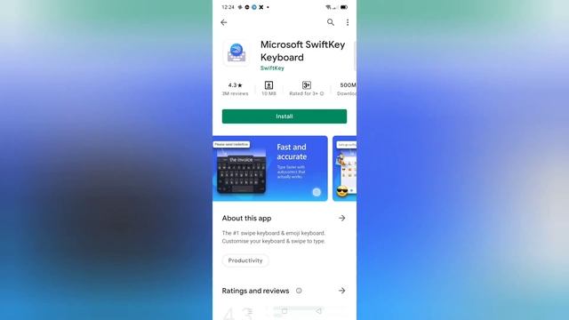 Android App To Type Faster | Microsoft SwiftKey Keyboard