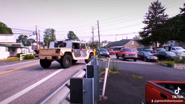 Test Drive In A 1995 Hummer H1 - Ginter's Full Service Auto - Www.gintersautobody.com
