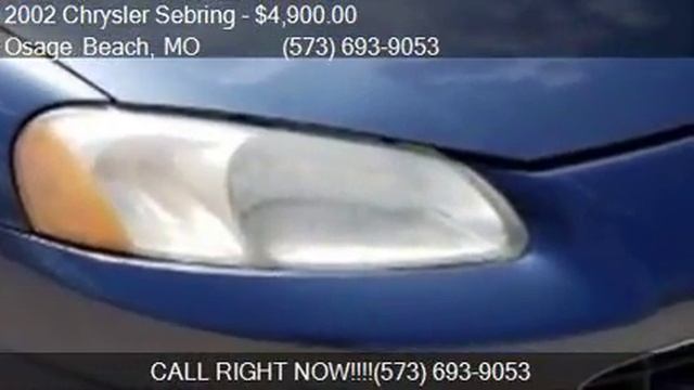 2002 Chrysler Sebring LXi 2dr Convertible For Sale In Osage