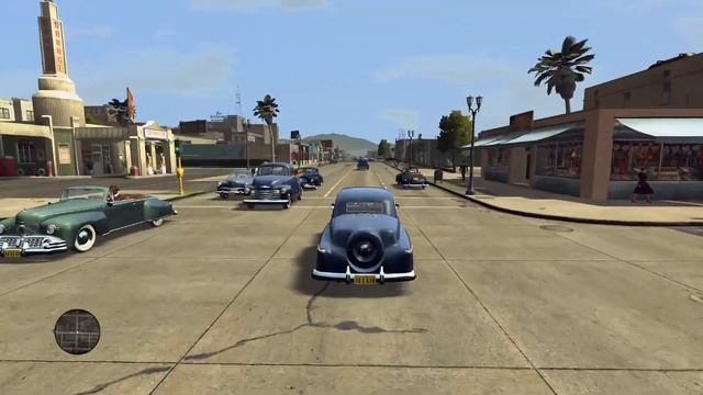 Selma Avenue West To East (1942 Lincoln Continental Coupe) - L.A.Noire