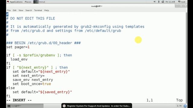 Secure Grub In RHEL 7