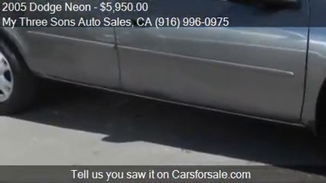 2005 Dodge Neon For Sale In Sacramento, CA 95823 At The My T