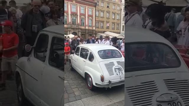 Seat 800 At Rynek, Wroclaw During MotoClassic Wroclaw 2019