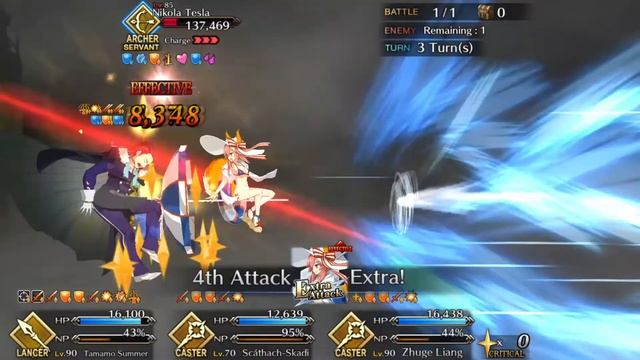 FGO | London Memorial Quest: Tesla [3rd Anniversary]