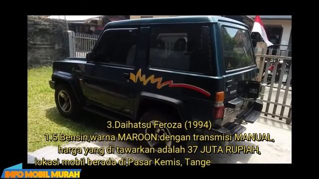 DAIHATSU FEROZA TERMURAH 26 JUTA