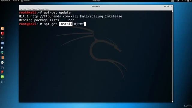 7 8 NH Post Connection Attacks   8  MITM   ARP Spoofing Using MITMf