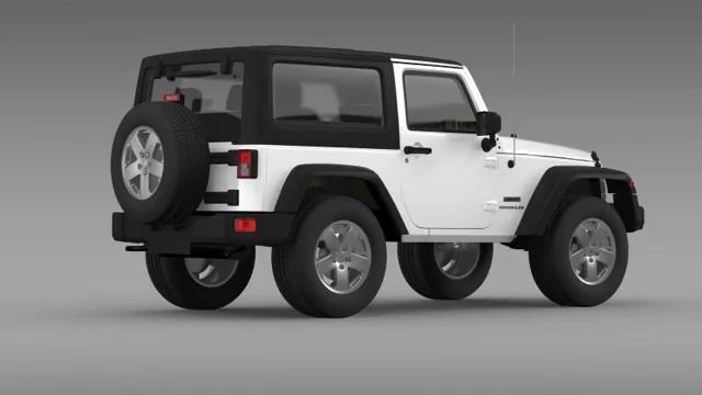 3D Model Of Jeep Wrangler UK Sport 2008 Review