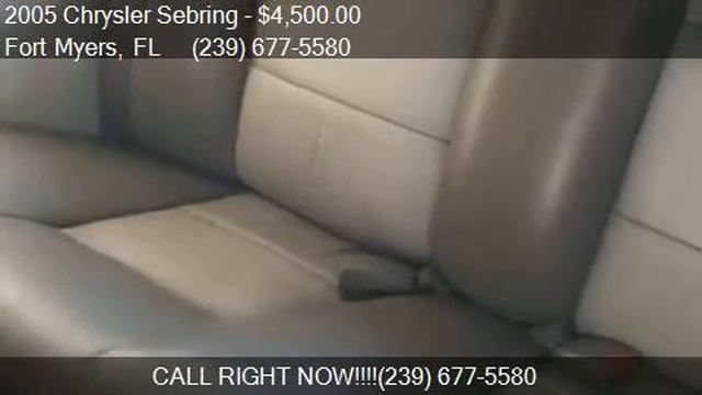 2005 Chrysler Sebring Touring Convertible 2D For Sale In For