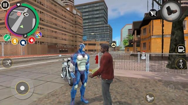 Rope Hero Vs Bad Santa Clause In Vice Town New Christmas Update Mod By Game Definition Hindi Comedy