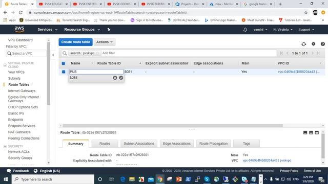 HOW TO CREATE VPC WITH SUBNETS,ROUTETABLE    Etc