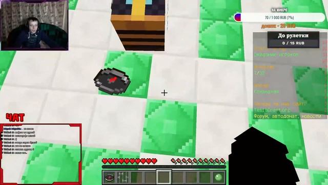 Играем в мини игры Minecraft на сервере Teslacraft.org✔