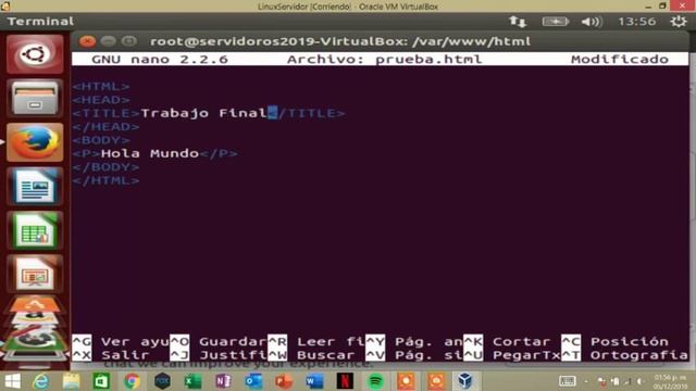 Instalación De Un Servidor Linux, Servidor Web (Apache) Y Publicación De Página Web.