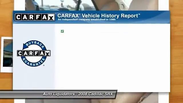 2008 Cadillac SRX Dallas Texas P8160