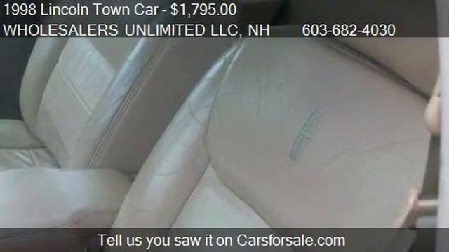 1998 Lincoln Town Car Signature 4dr Sedan For Sale In Auburn