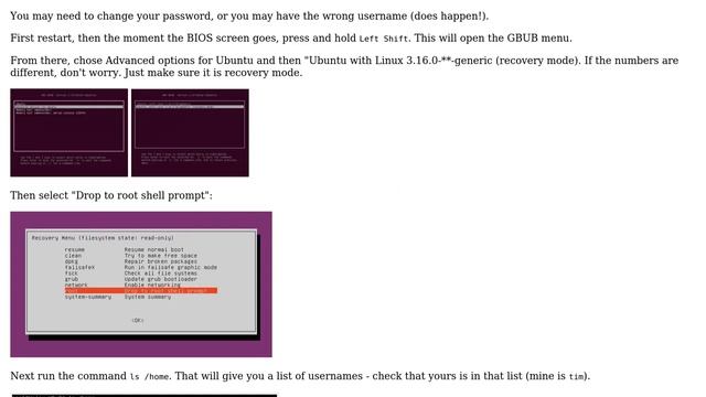 Ubuntu: Can't Login Even With Password Linux Ubuntu
