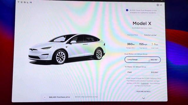 TESLA MODEL S PLAID / PLAID PLUSS / MODEL X PLAID January 28, 2021