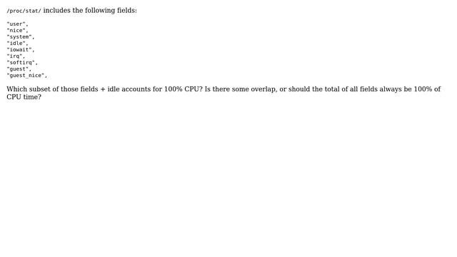 What Is The Inverse Of Idle In /proc/stat? (2 Solutions!!)