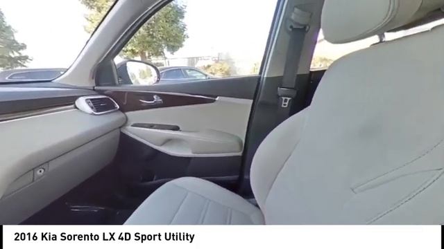 2016 Kia Sorento VIN GG127721PX Used FRESNO HYUNDAI LITHIA VISALIA MADERA CLOVIS REEDLEY DINUBA SHA