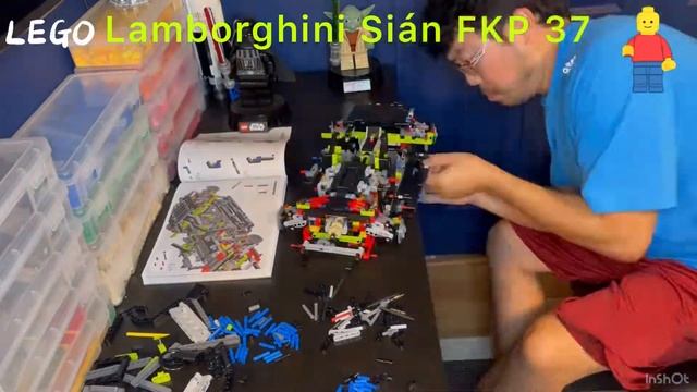 LEGO® TECHNIC Unboxing Lamborghini Sián FKP 37  (Model 42115) #TheTravelQuintessential