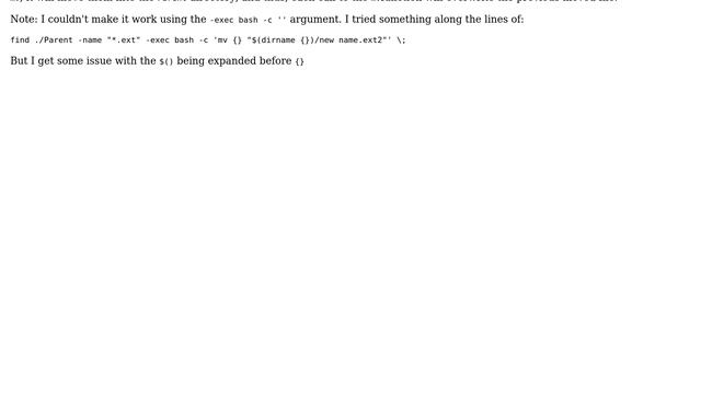 Unix & Linux: Rename All The Files With A Specific Extension In All The Subdirectory