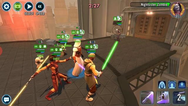 SWGoH GAC 02.07.20 First Round - Facing Reliced Nightsisters And Bounty Hunters