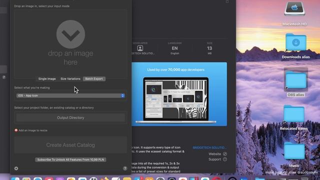 Asset Catalog Creator Image To App Icon Converter Developer Tools App [MAC]