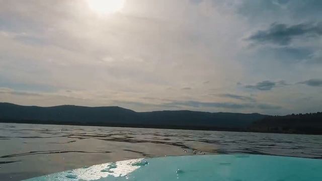 Саб борды и озерная красота.Спортивное противостояние на озере.