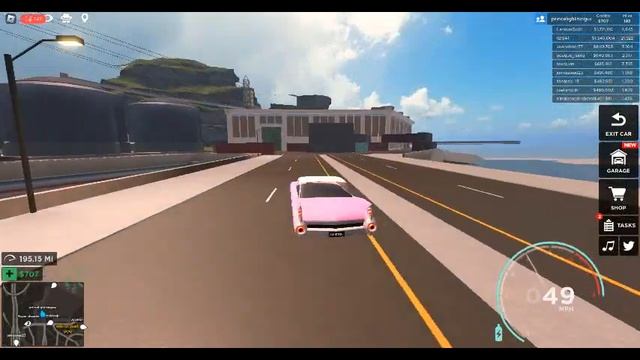 Elvis Presley Driving His Pink Cadillac On Route 66 Aka Me Roleplaying As The King Of Rock And Roll