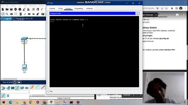 Menampilkan Tabel MAC Address Switch